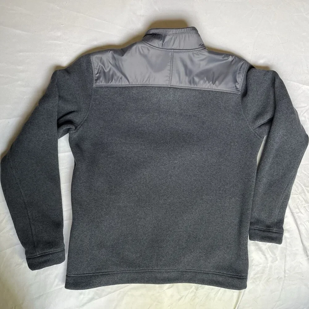 The North Face Denali Fleece Jacket Mens Medium Grey Full Zip Outdoor